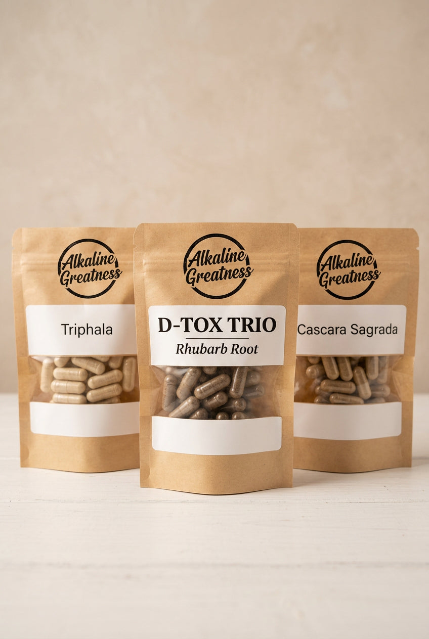 D-TOX TRIO Herbal Detox Capsules, 3 Bags of 24 Ct